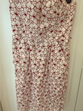 Jean Paul Gaultier White Dress with Red Belt